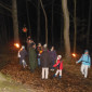 mitten durch den Wald