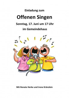 2018-06-17 Einladung zum Offenen Singen