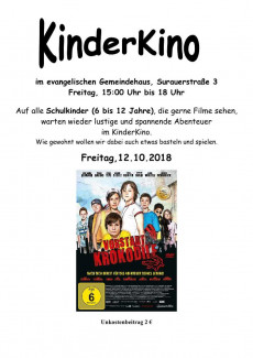 2018-10-12 Kinderkino Plakat