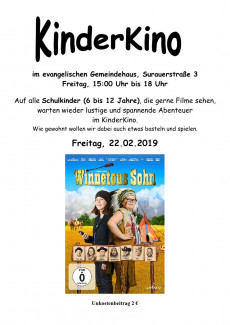 Kinderkino am 22.2.2019