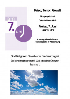 2019-06-07 Krieg, Terror, Gewalt