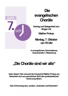 2019-10-07 Der evangelische Choral