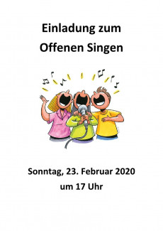 2020-02-23 Offenes Singen
