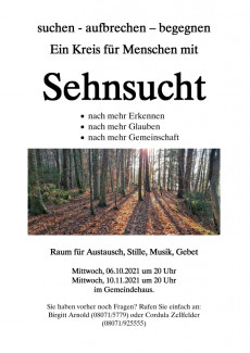 2021-10 Gesprächskreis Sehnsucht
