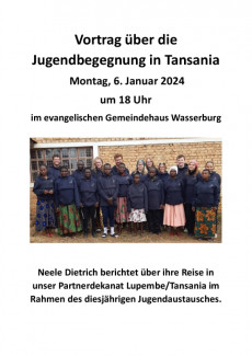 2024-01-06 Tansania-Vortrag Neele Dietrich