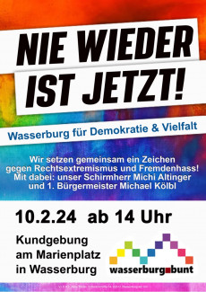 2024-02-10 Plakat Nie wieder A4