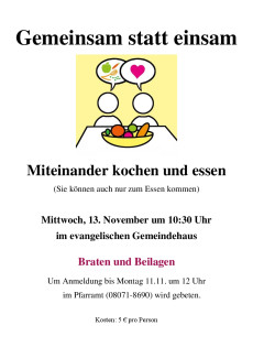 2024-11-13 Gemeinsam statt einsam