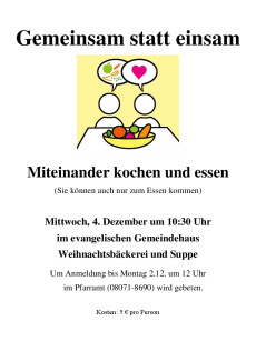 2024-12-04 Gemeinsam statt einsam