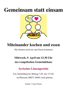 2025-04-09 Gemeinsam statt einsam