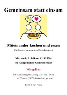 2025-07-09 Gemeinsam statt einsam