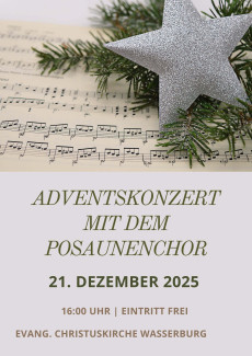 Konzert des Posaunenchors am 4. Advent