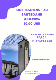 Erntedank 2026