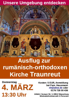 Ausflug orthodoxe Kirche Traunreut